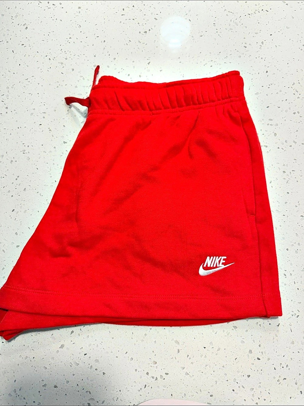 Nike Sportswear Club Fleece Mid-Rise Shorts Red XL NWT